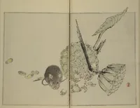 An illustration from Picture Album of Birds and Flowers (Seitei Kachō gafu) : [volume 2] (1890)