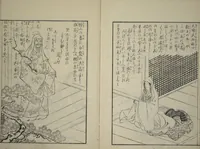 An illustration from Vols. 1, 2, 4, 5 of 5, Picture Book of Incidents in the Life of Ranjatai (Ehon Ranjatai) : [volume 5] (1764)