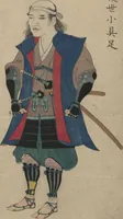 An illustration from Illustrations Showing the Wearing of Arms and Armor (Katchū chakuyōzu 甲冑著用図) (1848)