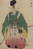 An illustration from Illustrations Showing the Wearing of Arms and Armor (Katchū chakuyōzu 甲冑著用図) (1848)