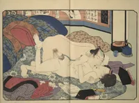 An illustration from Floating Bridge of Heaven (Ama no ukihashi) : [volume 2] (1830)
