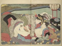 Picture 5 of 14 from Floating Bridge of Heaven (Ama no ukihashi) : [volume 2] (1830), leaf 8