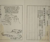An illustration from The Mustard Seed Garden Painting Manual : [volume 4] (Japanese reprint) (1753)