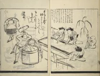 An illustration from Illustrated Poem Book (Katsura kasane かつらかさね) : [volume 2] (1803)