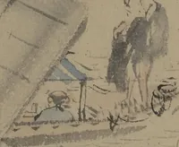 An illustration from Twelve Views of Naniwa (Osaka) (Naniwa jūnikei なにわ十二景)