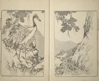 An illustration from Kanrin Picture Album (Kanrin gafu 閑林画譜) : [volume 2] (1845)
