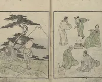 An illustration from Album of Landscape Paintings by Ichiro Yashima (Ichirō gafu 一老画譜) (1823)
