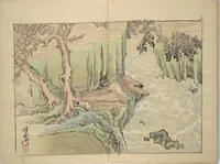 An illustration from Kyōsai’s Drawings for Pleasure (Kyōsai rakuga) : [volume 1] (1881)