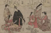 An illustration from Twenty-four Illustrations of Poems of the Thirty-six Poets (1790)
