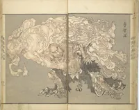 Picture 9 of 14 from Kyōsai Sketchbook (Kyōsai manga) (1881), leaf 15
