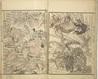 Picture 4 of 14 from Kyōsai Sketchbook (Kyōsai manga) (1881), leaf 8