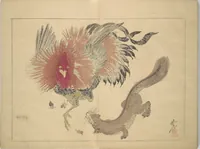 An illustration from Kyōsai’s Drawings for Pleasure (Kyōsai rakuga) : [volume 2] (1881)