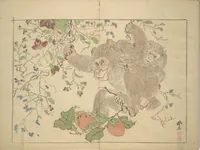 An illustration from Kyōsai’s Drawings for Pleasure (Kyōsai rakuga) : [volume 2] (1881)