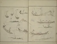 An illustration from How to Draw Figures Simply (Jinbutsu ryakugashiki) (1795)