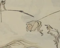 An illustration from How to Draw Figures Simply (Jinbutsu ryakugashiki) (1795)