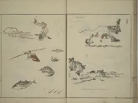 An illustration from How to Draw Figures Simply (Jinbutsu ryakugashiki) (1795)
