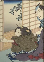 An illustration from Volume 3 of Unknown Erotic (Shunga) Set (Tōsei komonchō)