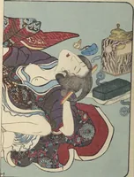 An illustration from Volume 3 of Unknown Erotic (Shunga) Set (Tōsei komonchō)