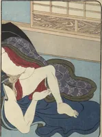 An illustration from Volume 3 of Unknown Erotic (Shunga) Set (Tōsei komonchō)
