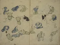 Picture 10 of 21 from How to Draw Figures Simply (Jinbutsu ryakugashiki) (1812), leaf 16