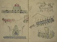 Picture 13 of 21 from How to Draw Figures Simply (Jinbutsu ryakugashiki) (1812), leaf 20