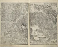 An illustration from Tale of Eight Dogs (Hakkenden) : [volume 1] (1853)
