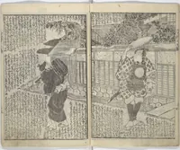 An illustration from Tale of Eight Dogs (Hakkenden) : [volume 2] (1853)