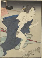 An illustration from Love of Yatsufuji (Koi no Yatsufuji) (1837)