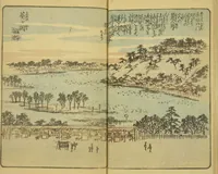 An illustration from Ehon Edo miyage : Volume 3 / [Hiroshige hitsu] (1850)
