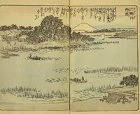 An illustration from Ehon Edo miyage : Volume 3 / [Hiroshige hitsu] (1850)