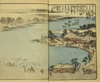 An illustration from Ehon Edo miyage : Volume 3 / [Hiroshige hitsu] (1850)