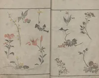 An illustration from Abbreviated Drawing Styles for Figures (Jinbutsu ryakuga shiki 人物 略画式) (1795)