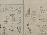 An illustration from Abbreviated Drawing Styles for Figures (Jinbutsu ryakuga shiki 人物 略画式) (1795)