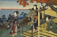 Picture 11 of 52 from Sono sugata yukari no utsushie (1852), leaf 14