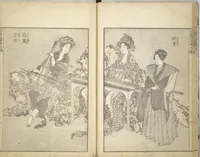 An illustration from Transmitting the Spirit, Revealing the Form of Things, Volume 1 to 15 of Hokusai Sketchbooks (Denshin kaishu: Hokusai manga, shohen - jugohen) (1848)