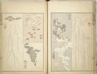 An illustration from Transmitting the Spirit, Revealing the Form of Things, Volume 1 to 15 of Hokusai Sketchbooks (Denshin kaishu: Hokusai manga, shohen - jugohen) (1848)