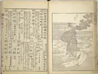 An illustration from Transmitting the Spirit, Revealing the Form of Things, Volume 1 to 15 of Hokusai Sketchbooks (Denshin kaishu: Hokusai manga, shohen - jugohen) (1848)
