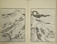 An illustration from Picture Album Transmitting the Spirit: The Hokusai Drawing Style (Denshin gafu Hokusai gashiki) (1819)