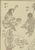 Picture 13 of 20 from Transmitting the Spirit, Revealing the Form of Things, Volume 1 to 15 of Hokusai Sketchbooks (Denshin kaishu: Hokusai manga, shohen - jugohen) (1848), leaf 15