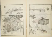 An illustration from Transmitting the Spirit, Revealing the Form of Things, Volume 6 of Hokusai Sketchbooks (Denshin kaishu: Hokusai manga, gohen)