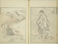 An illustration from Transmitting the Spirit, Revealing the Form of Things, Volume 1 to 15 of Hokusai Sketchbooks (Denshin kaishu: Hokusai manga, shohen - jugohen) (1848)