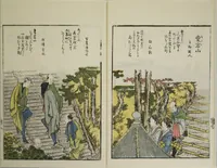 Picture 8 of 12 from Sites of the Eastern Capital at a Glance (Tōto shōkei ichiran), facsimile version by the Museum of Fine Arts Boston, leaf 10