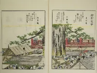 Picture 11 of 12 from Sites of the Eastern Capital at a Glance (Tōto shōkei ichiran), facsimile version by the Museum of Fine Arts Boston, leaf 13