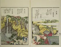 Picture 6 of 12 from Sites of the Eastern Capital at a Glance (Tōto shōkei ichiran), facsimile version by the Museum of Fine Arts Boston, leaf 8