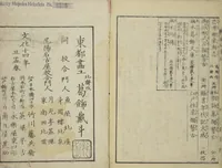 An illustration from Transmitting the Spirit, Revealing the Form of Things, Volume 1 to 15 of Hokusai Sketchbooks (Denshin kaishu: Hokusai manga, shohen - jugohen) (1848)