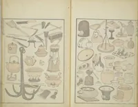 Picture 12 of 23 from Transmitting the Spirit, Revealing the Form of Things, Volume 1 to 15 of Hokusai Sketchbooks (Denshin kaishu: Hokusai manga, shohen - jugohen) (1848), leaf 14