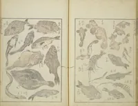An illustration from Transmitting the Spirit, Revealing the Form of Things, Volume 1 to 15 of Hokusai Sketchbooks (Denshin kaishu: Hokusai manga, shohen - jugohen) (1848)