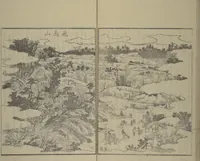 An illustration from Picture Book of the Pleasures of the East (Ehon azuma asobi) (1802)