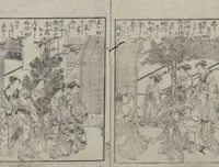 An illustration from Watchtower Hill (Ehon monomigaoka 絵本物見岡) : [volume 1] (1785)