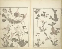 An illustration from Transmitting the Spirit, Revealing the Form of Things, Volume 1 to 15 of Hokusai Sketchbooks (Denshin kaishu: Hokusai manga, shohen - jugohen) (1848)